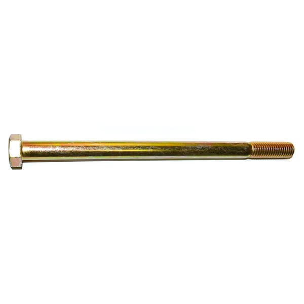 Midwest Fastener Grade 8, 5/8"-11 Hex Head Cap Screw, Zinc Yellow Steel, 10 in L, 10 PK 51617 - main